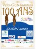 Affiche Fête des 100 ans du Vélo Club Saintais